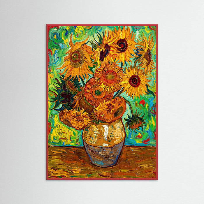 Red Wood Roulins Vibrant Portrait