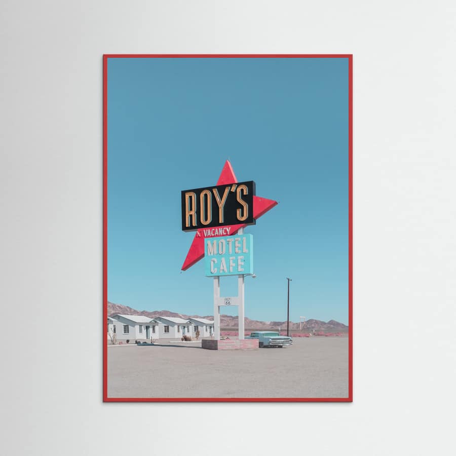 Poster Roy's Motel Cafe Retro Sign – poster e stampa artistica