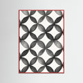 Red Wood SUN MOON Poster