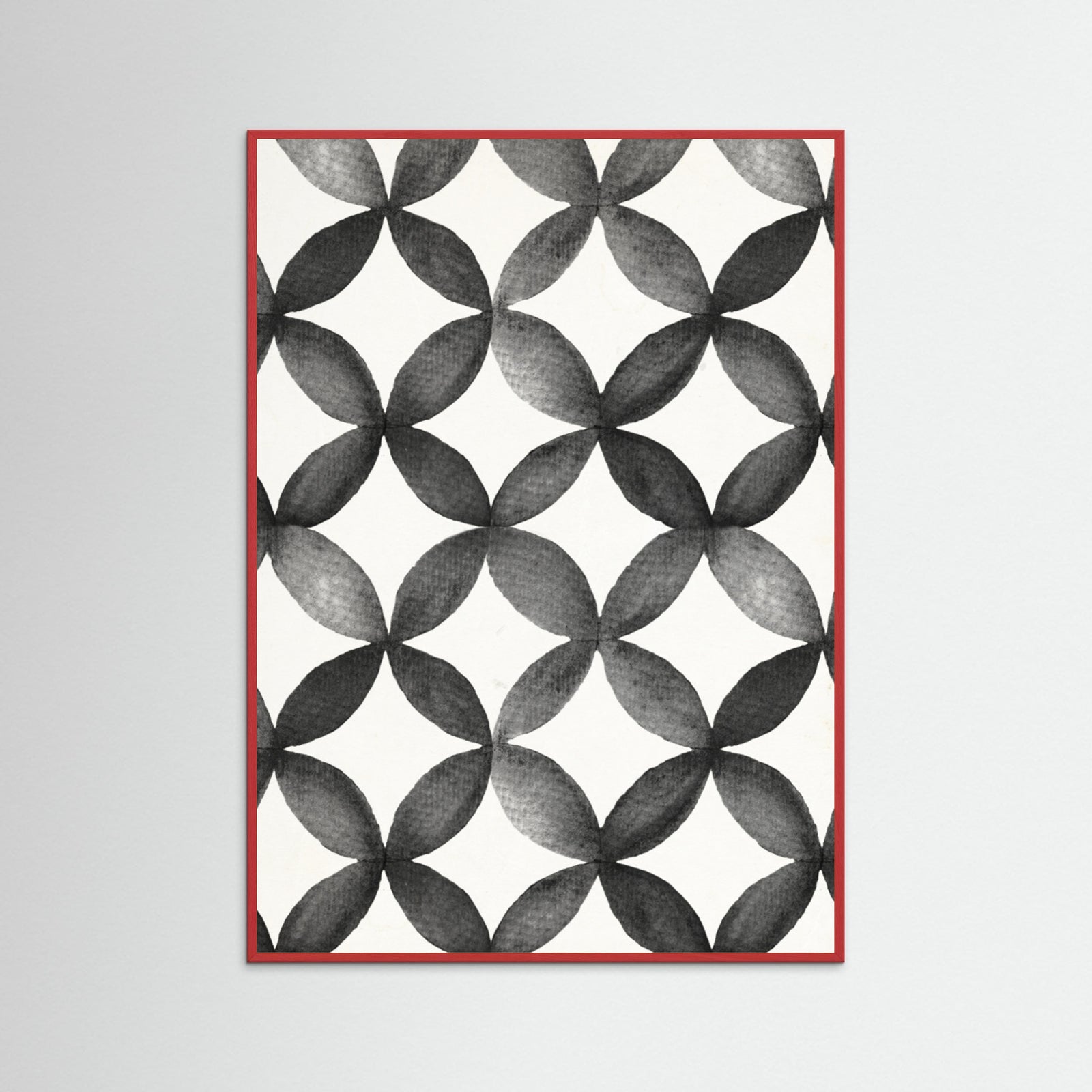 Red Wood SUN MOON Poster