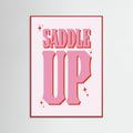 Red Wood Saddle Up Poster