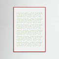 Plakat Sage Green Howdy – plakat i druk artystyczny