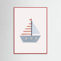 Sailing Boat Poster – plakat og kunsttryk