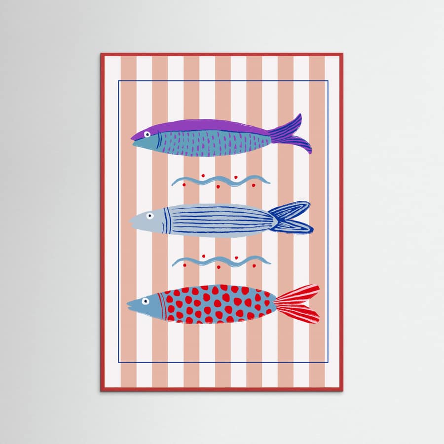 Sardines Poster – poster and art print