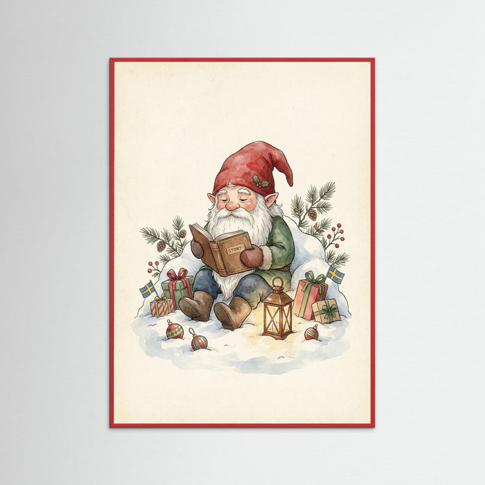 Red Wood Scandinavian Holiday Gnomes
