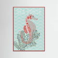 Sea life sea horse Neptune's joy Poster – poster and art print