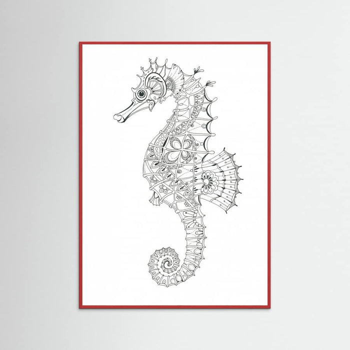 Seahorse 3 Poster – plakat og kunsttryk