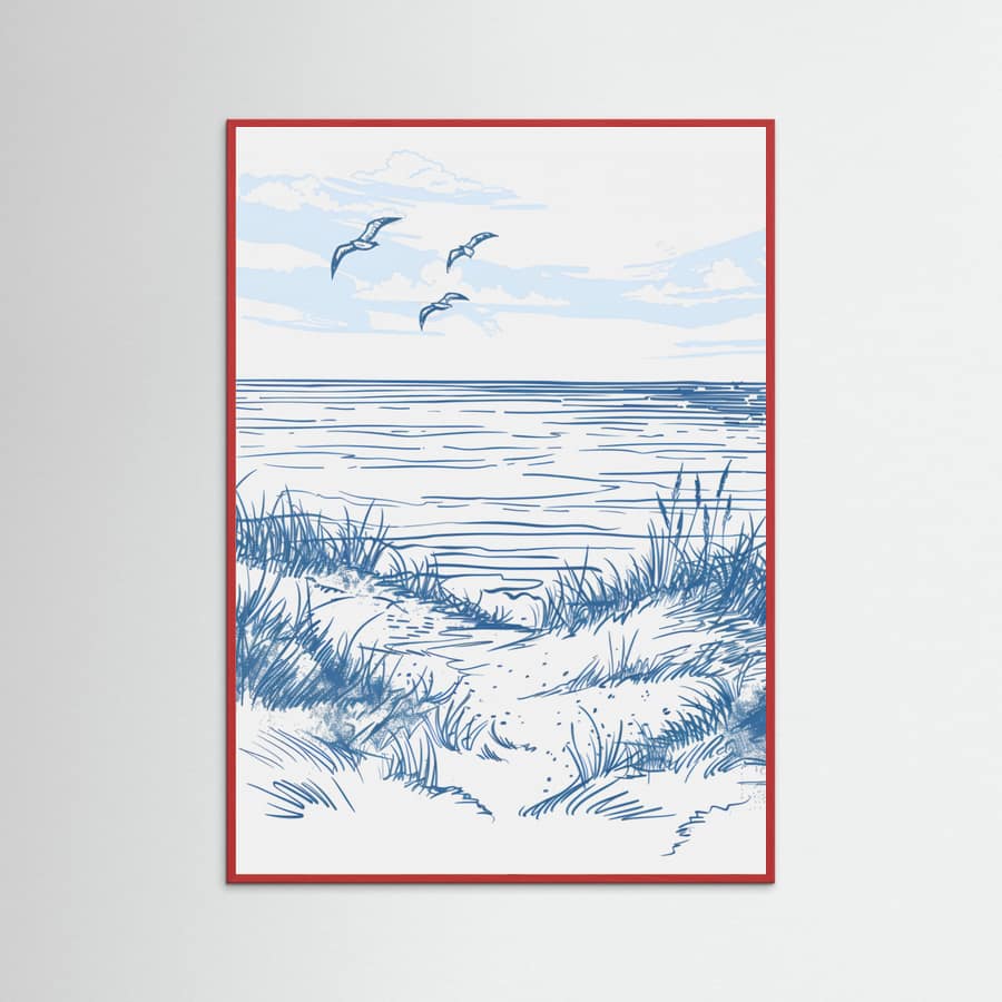 Poster Seascape Sketch – poster e stampa artistica