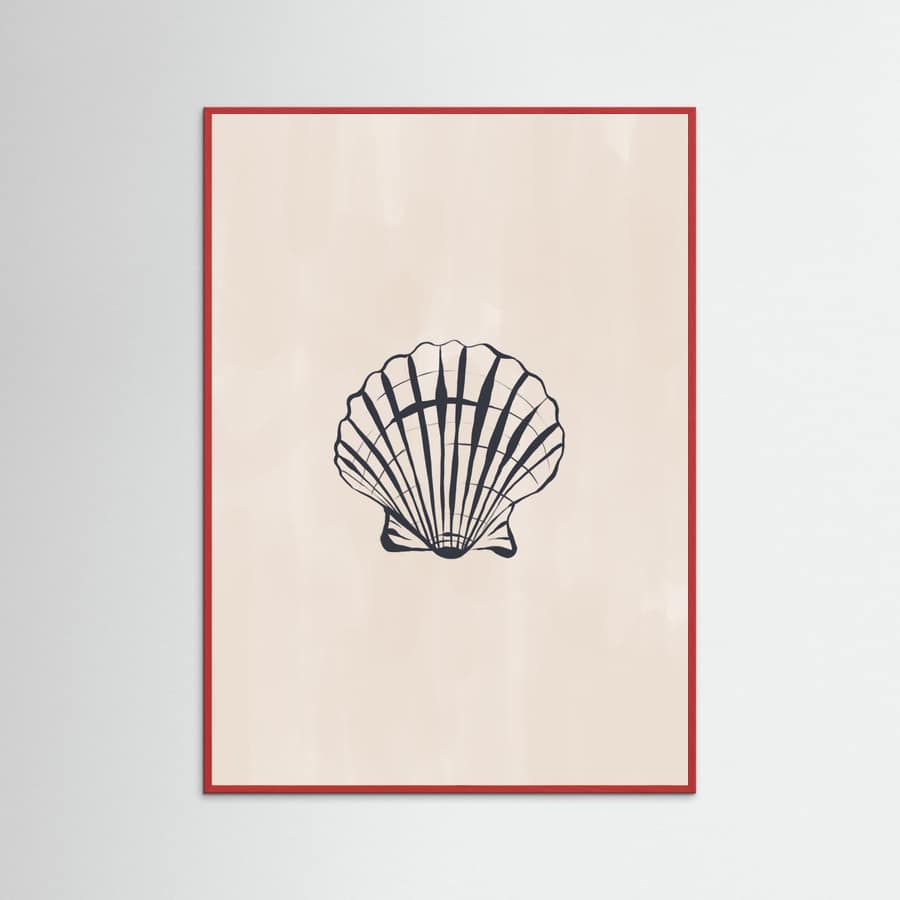 Seashell Poster – plakat og kunsttryk