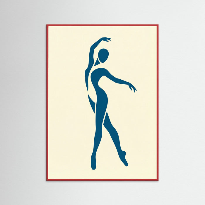 Red Wood Seated Nude Form