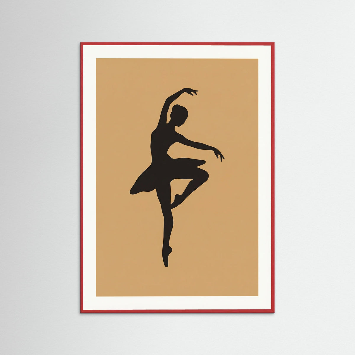 Red Wood Seated Serenity