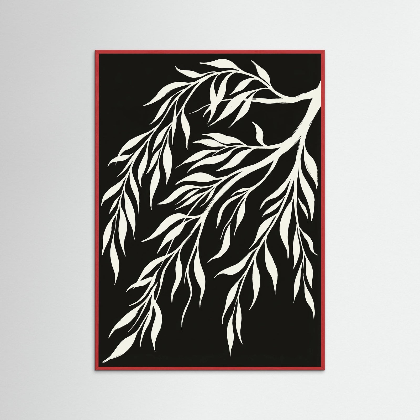 Red Wood Serene Avian Forms