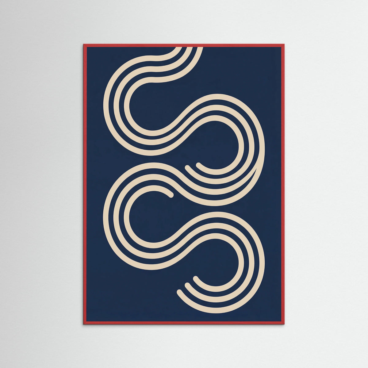 Red Wood Serene Curves