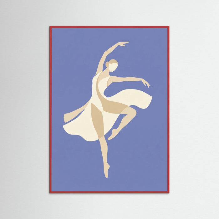Red Wood Serene Cutout Figure