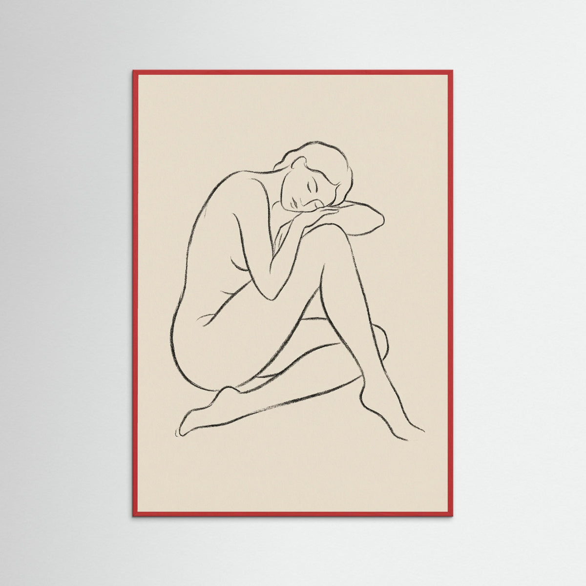 Red Wood Serene Gaze