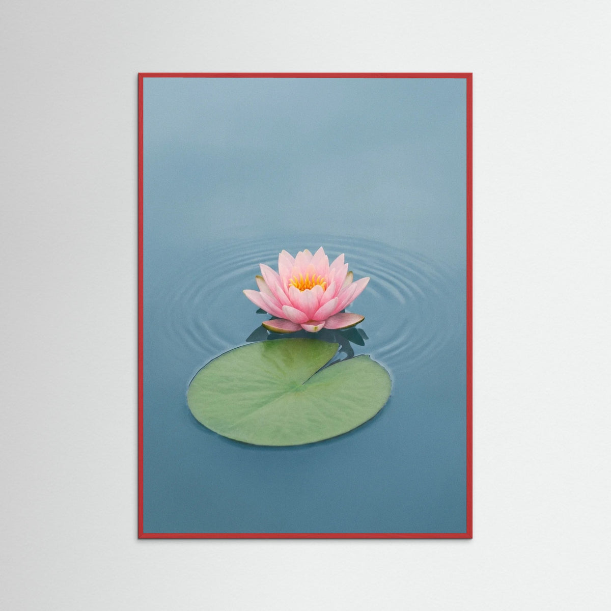 Red Wood Serene Lotus