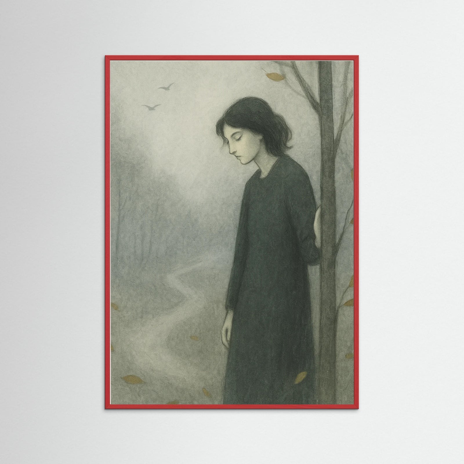 Red Wood Serene Ponder