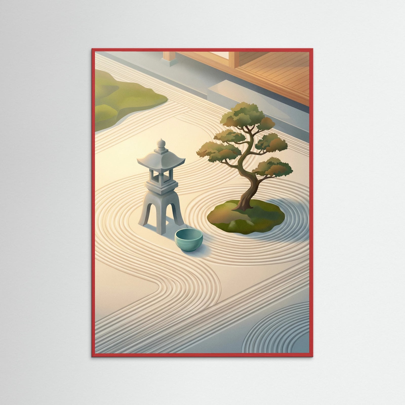 Red Wood Serene Tatami Light