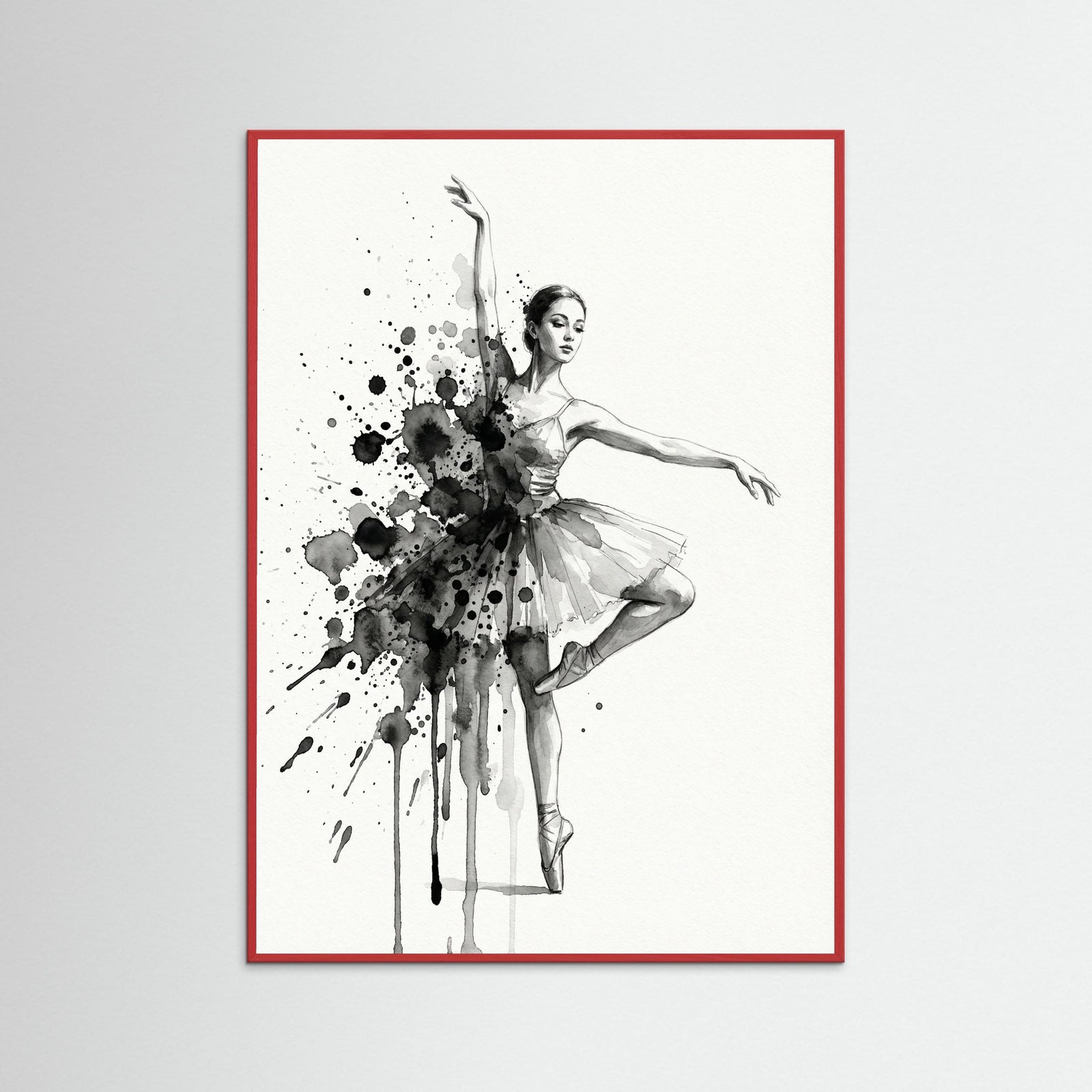 Red Wood Shadowed Profile