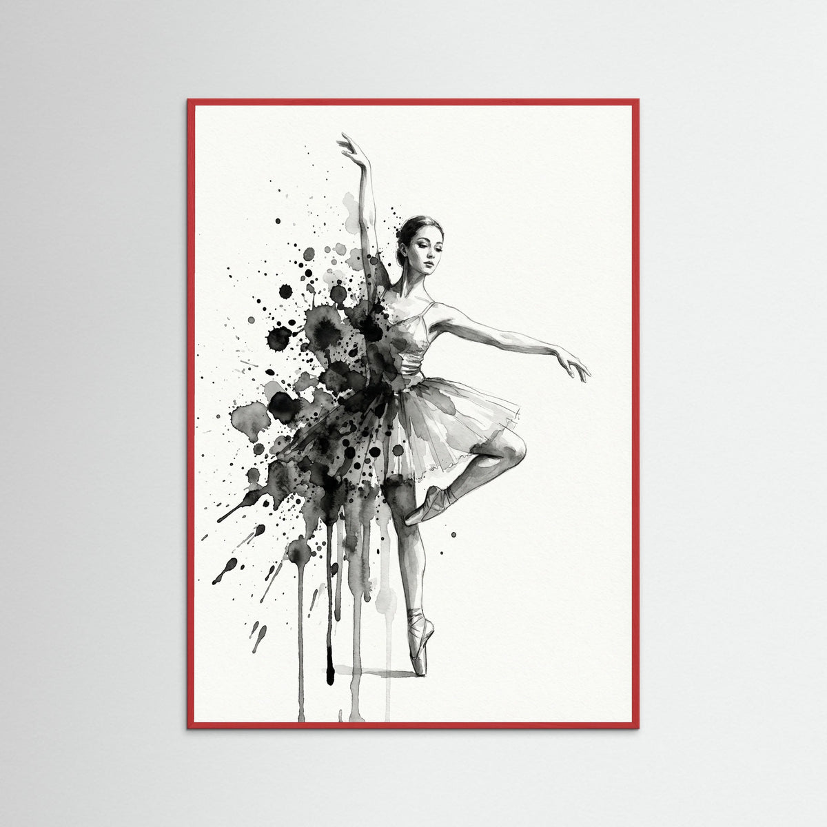 Red Wood Shadowed Profile