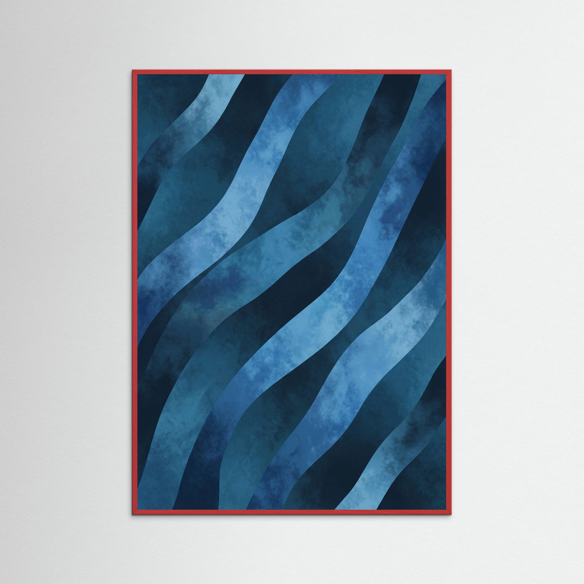 Red Wood Shadowed Stripes