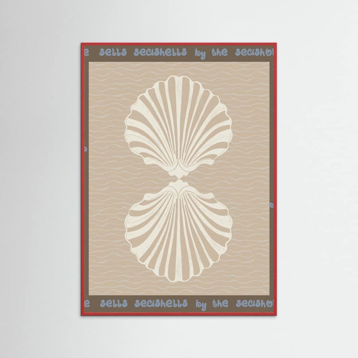 She sells seashells Poster – poster and art print