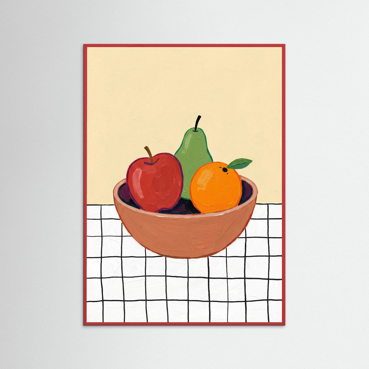 Red Wood Simple Bloom