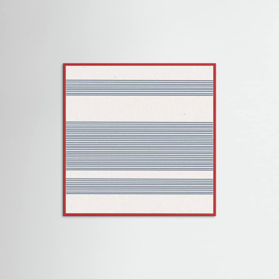 Simple Blue Lines Pattern Poster – poster en kunstdruk