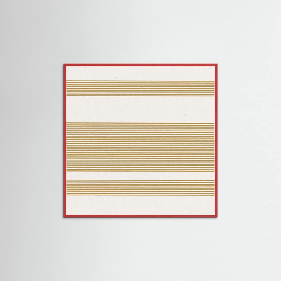 Poster Simple Yellow Lines Pattern – poster e stampa artistica
