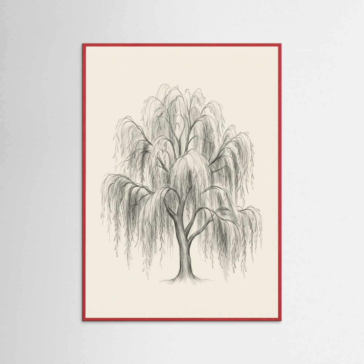 Red Wood Sketched Sentinels