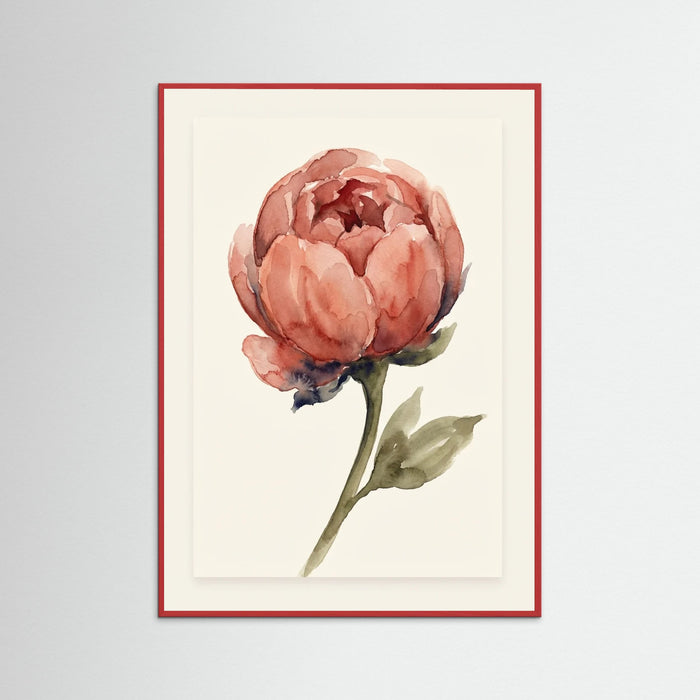 Red Wood Soft Crimson Bloom