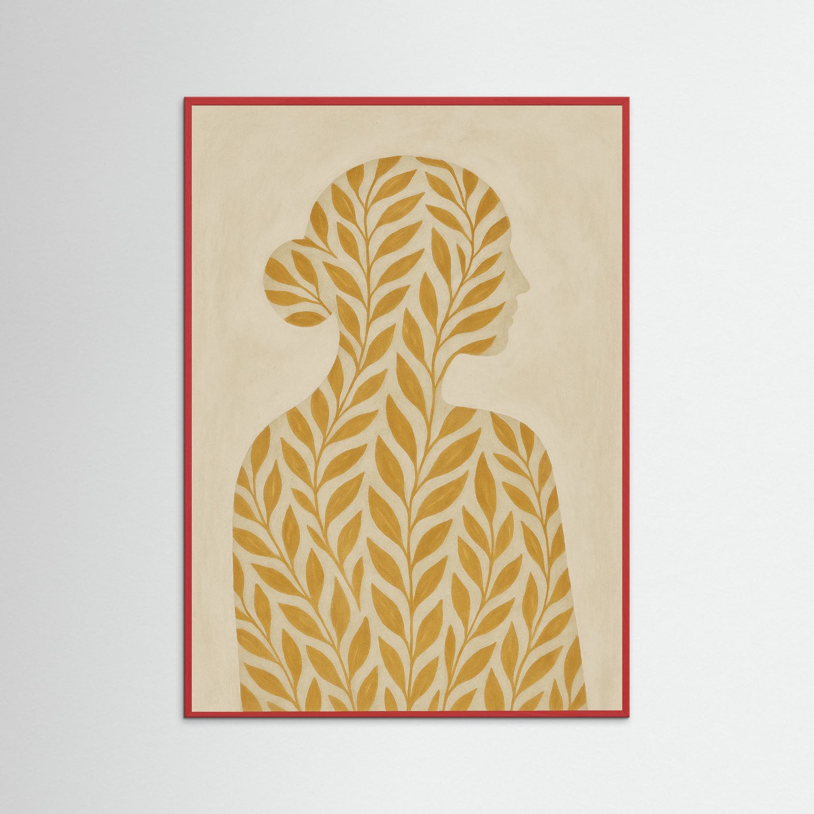 Red Wood Soft Pattern