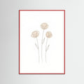 Red Wood Soft Petal Sketch