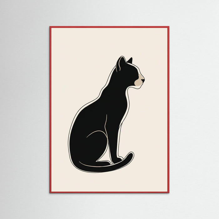 Red Wood Soft Silhouette