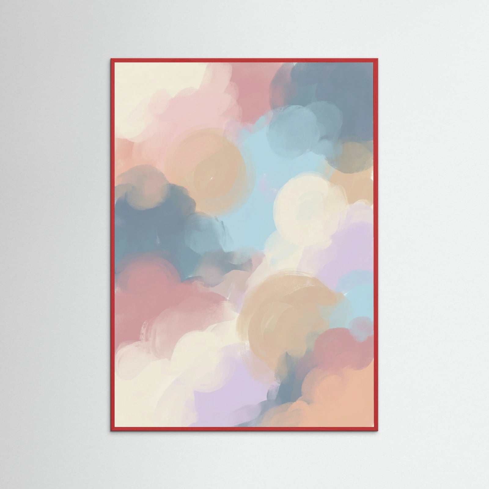 Red Wood Softened Abstractions
