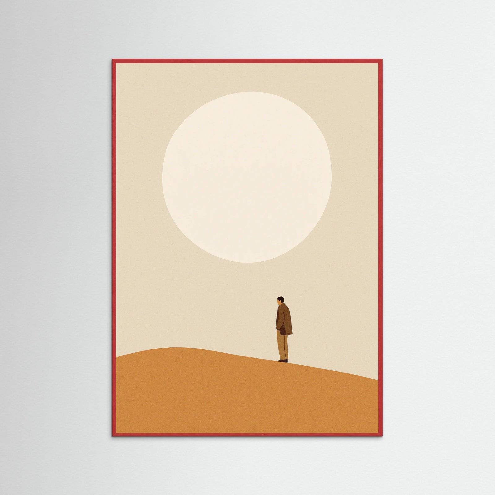 Red Wood Solitary Wanderer