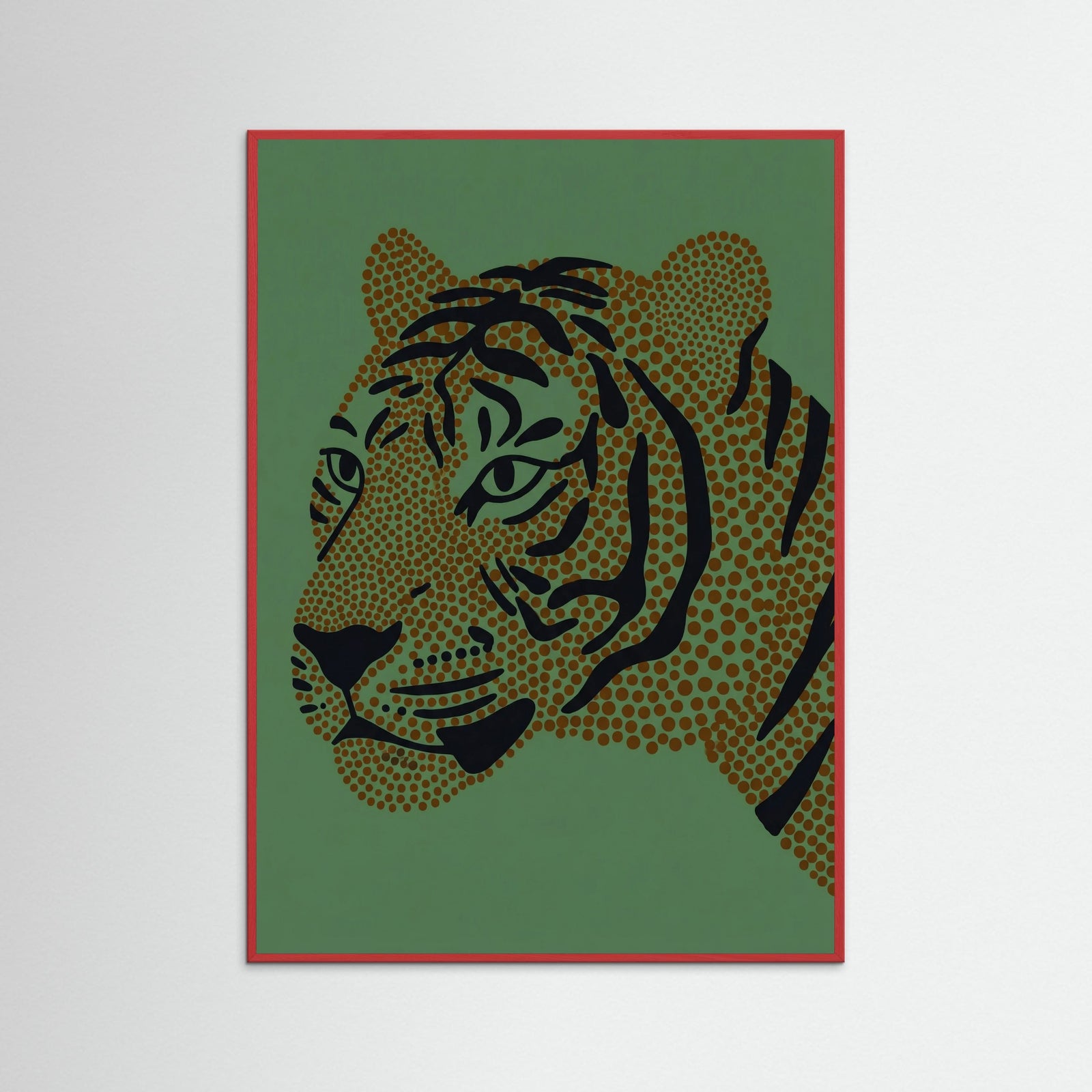 Red Wood Spotted Whimsy