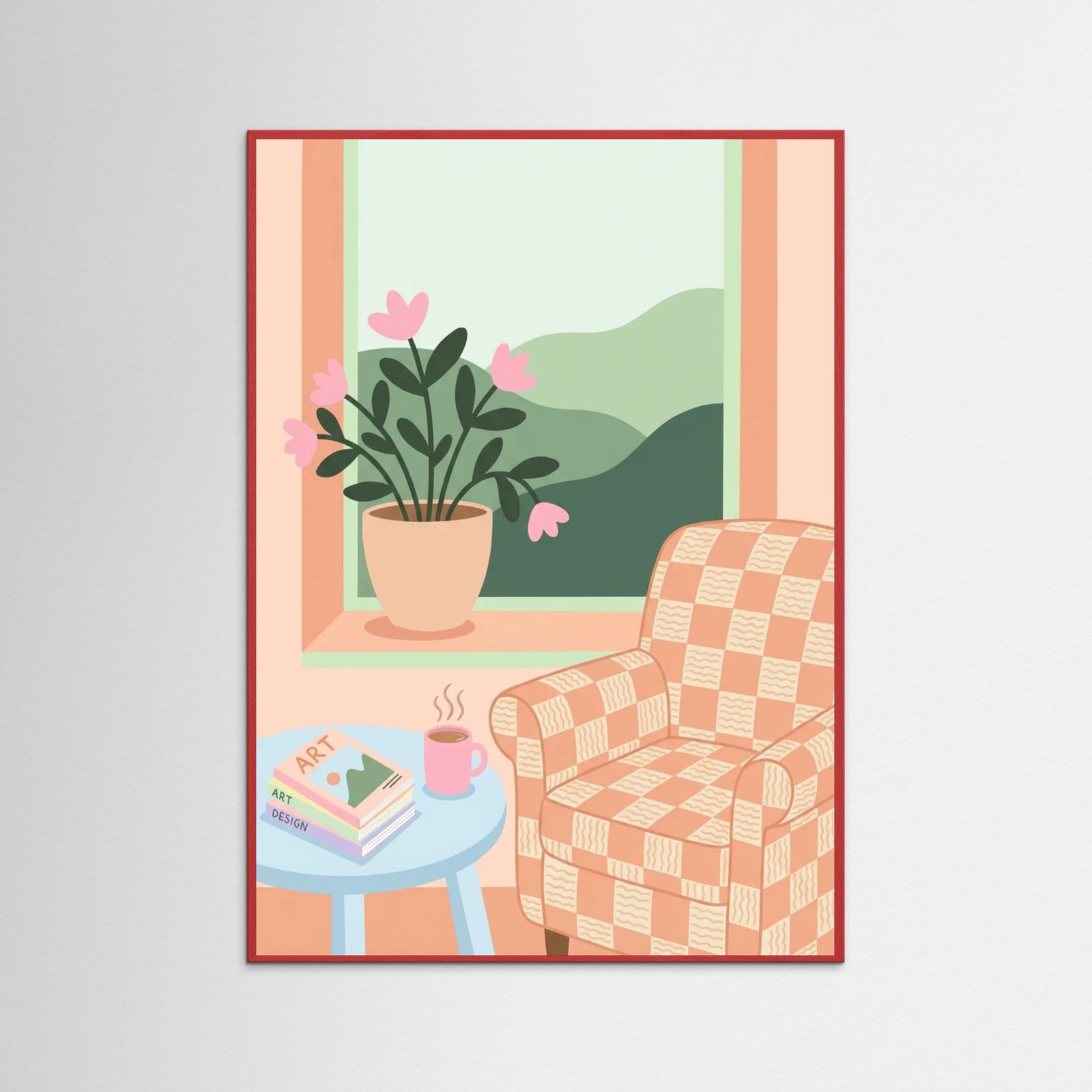 Red Wood Spring Blush Still Life