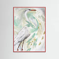 Spring Egret Poster – poster och konsttryck