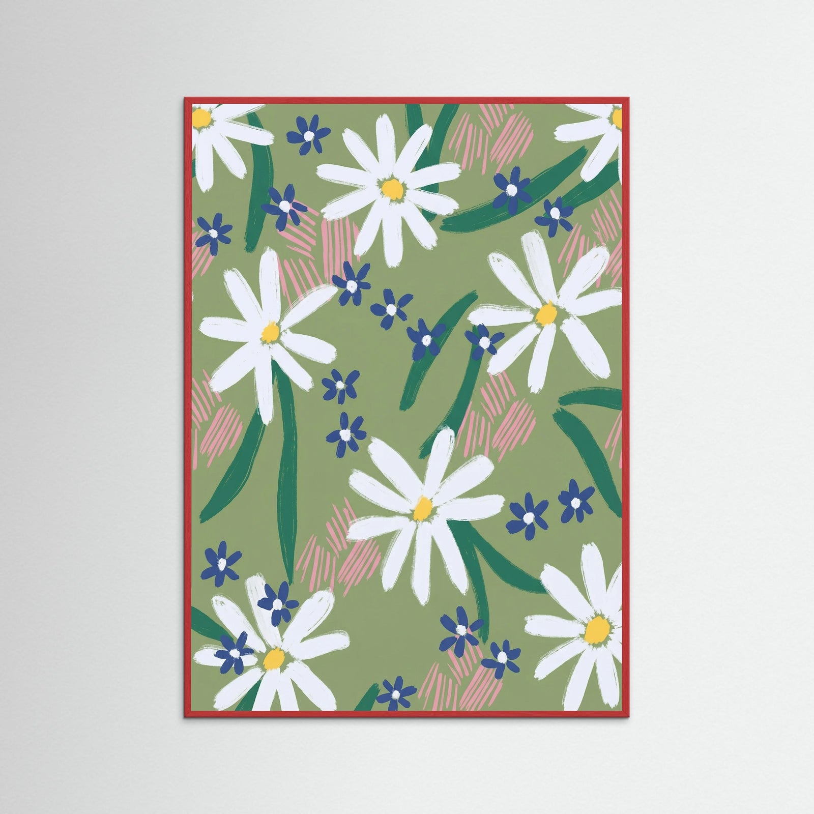 Red Wood Spring Meadow Flora