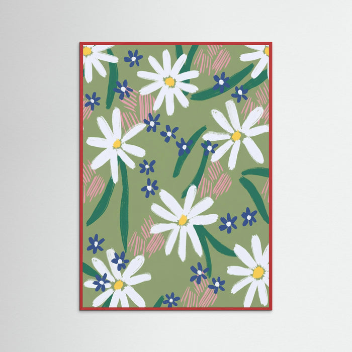 Red Wood Spring Meadow Flora
