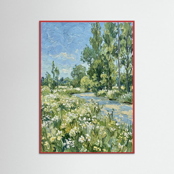 Red Wood Springtime Riverbank