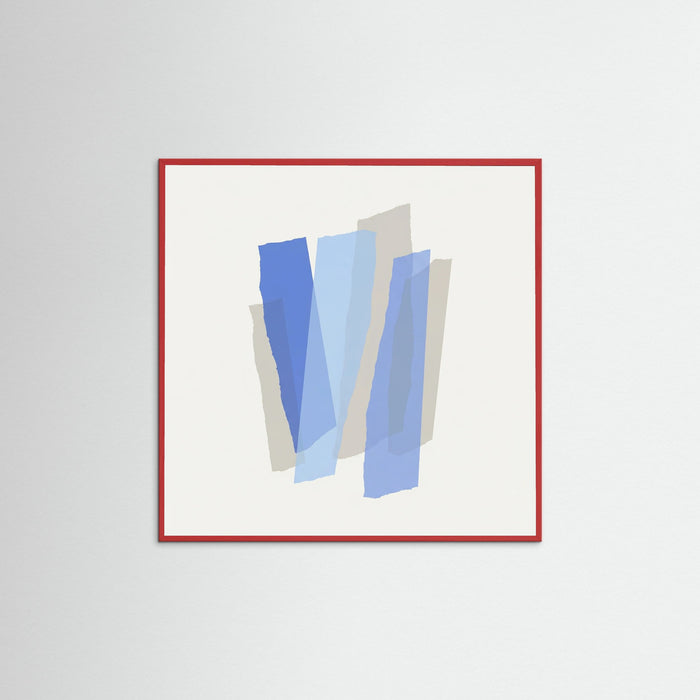 Red Wood Square Blue Intersections