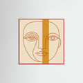 Red Wood Square Duality Perspective