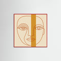 Red Wood Square Duality Perspective