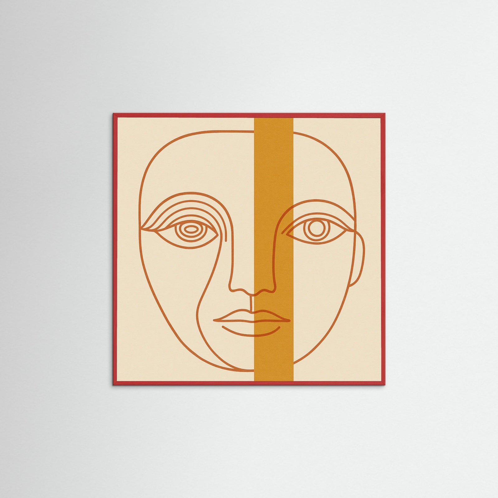 Red Wood Square Duality Perspective