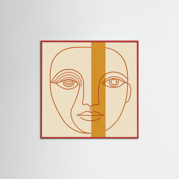 Red Wood Square Duality Perspective
