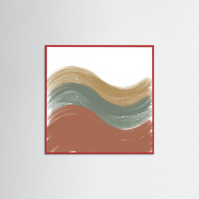 Red Wood Square Earthy Arches