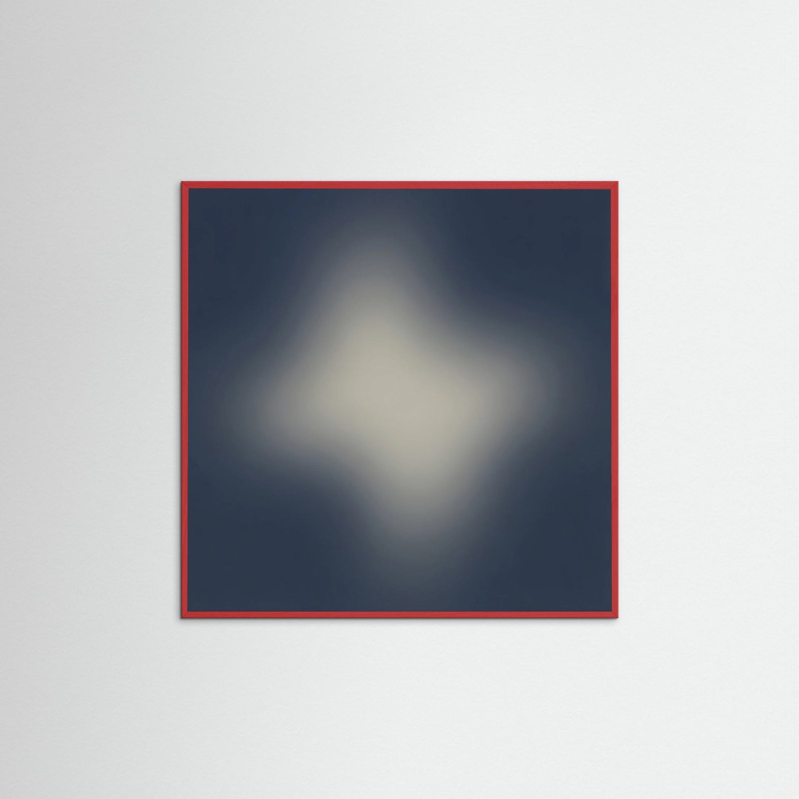 Red Wood Square Ethereal Blur