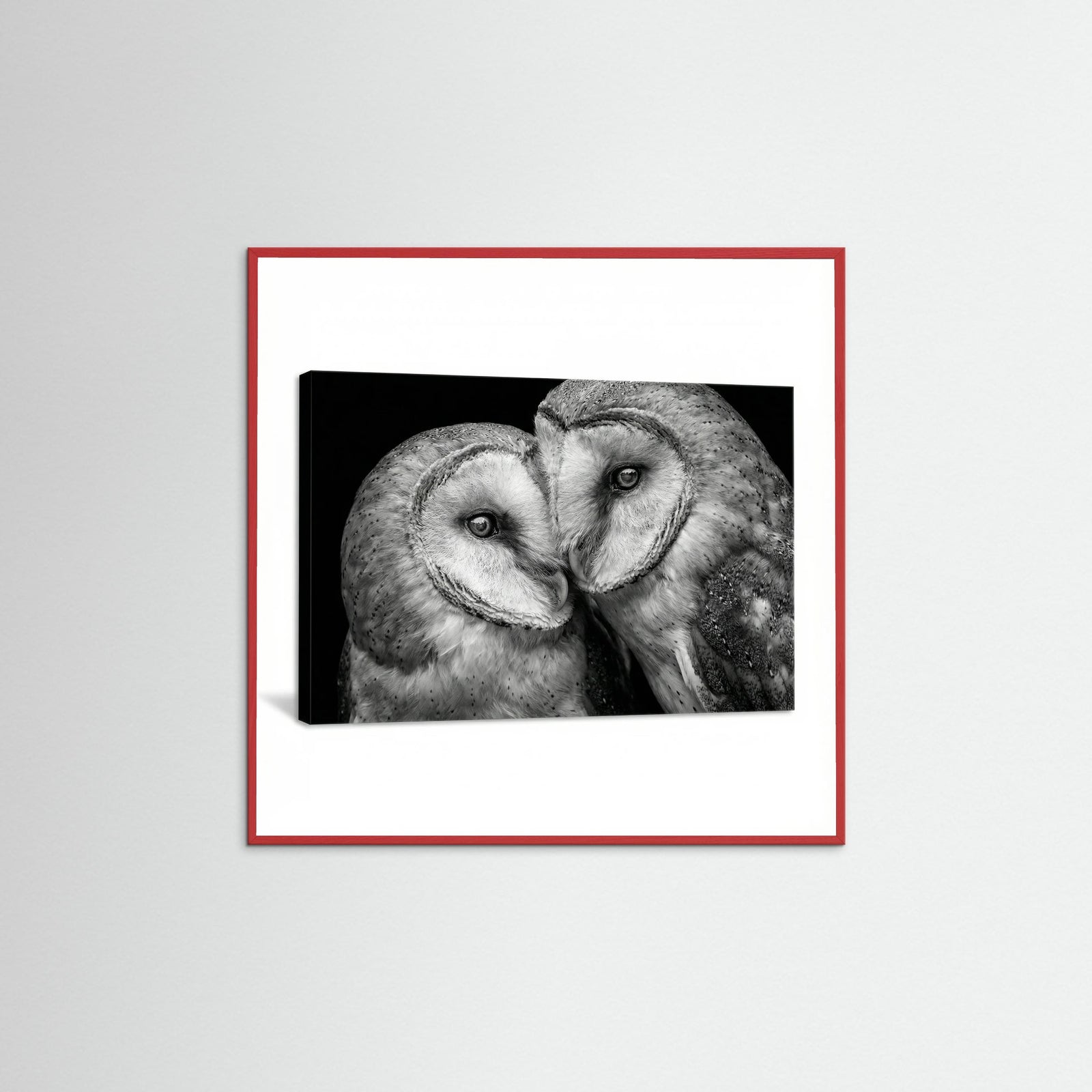 Red Wood Square Feathered Connection